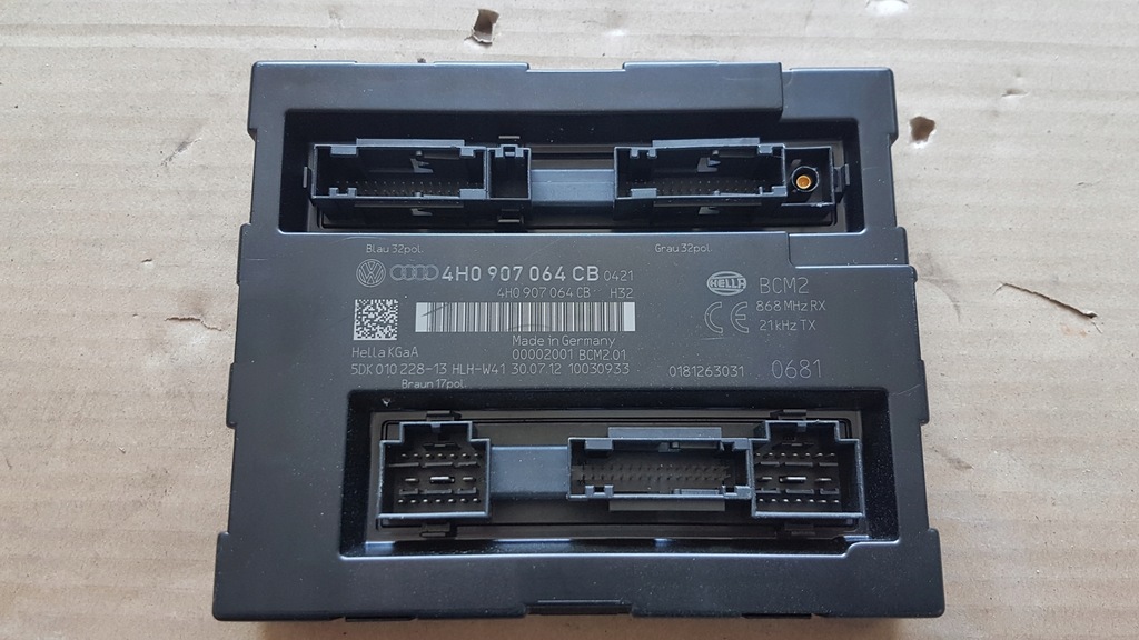 фото №1, Модуль bsi audi 4h0907064cb