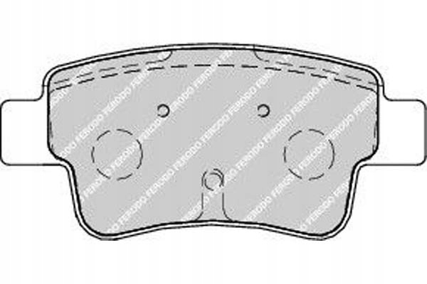 фото №1, Ferodo fdb1922 набір гальмівних колодок гальмівних, гальма дискові