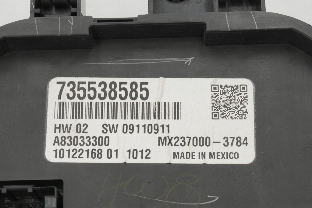 Панель кондиционера fiat 500 735538585 с Разборки