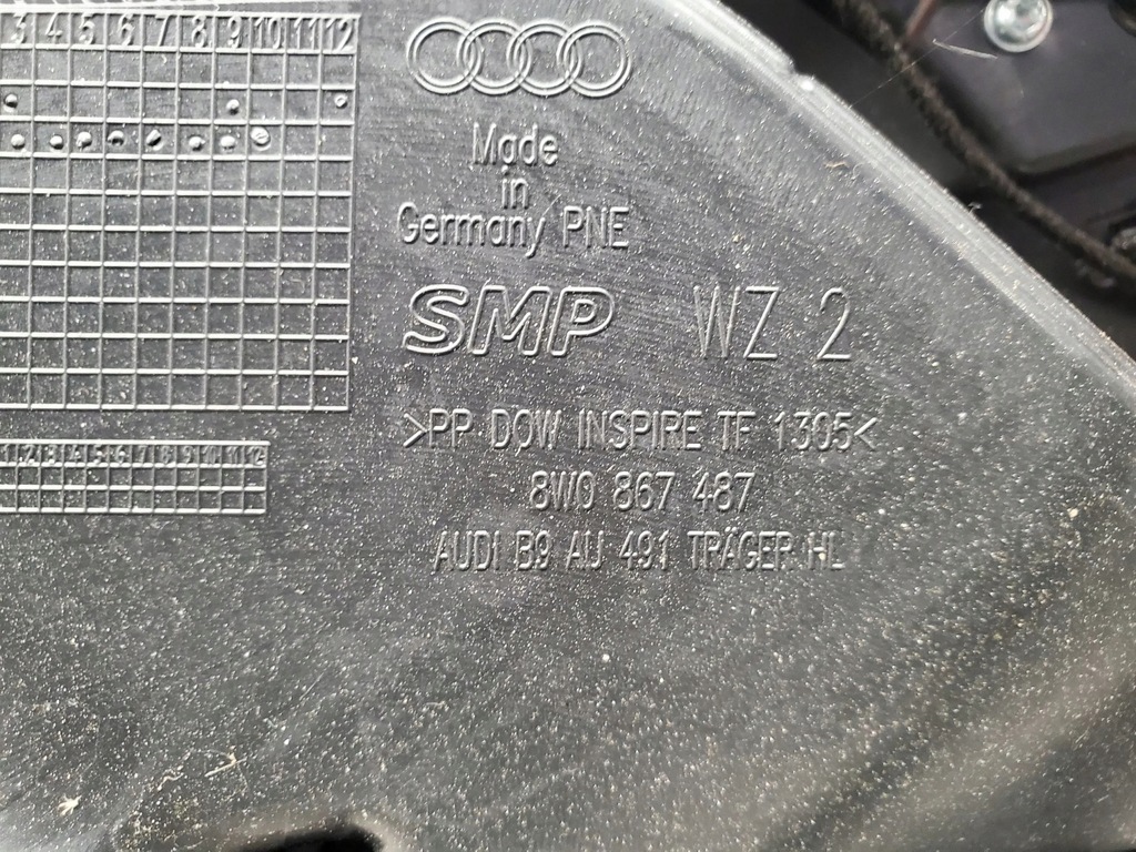 фото №11, Audi a4 s4 b9 2017 задняя сторона левая обшивки / обшивка дверь задних