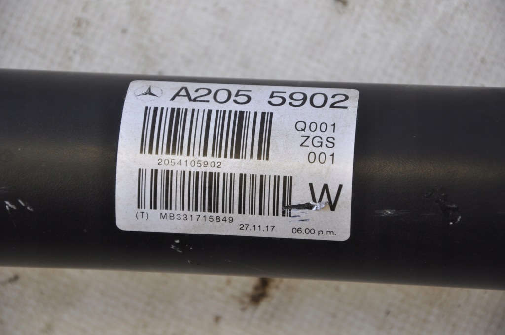 Вал поздовжній mercedes-benz klasa c 2018 a2055902 в Україні