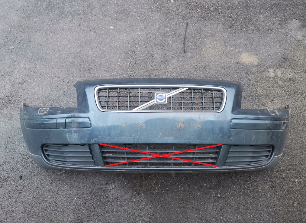 фото №1, Volvo s40 v50 бампер перед передний 2004-2006