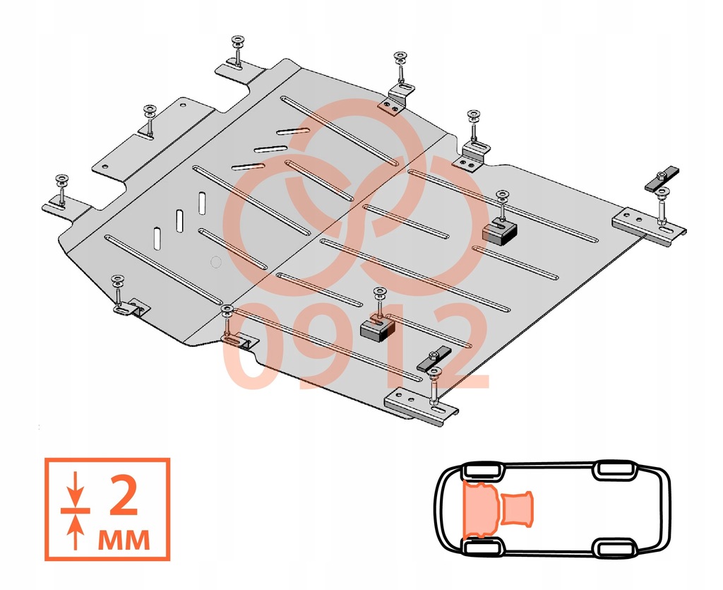 фото №5, Стальной защита pod двигатель citroen berlingo iii