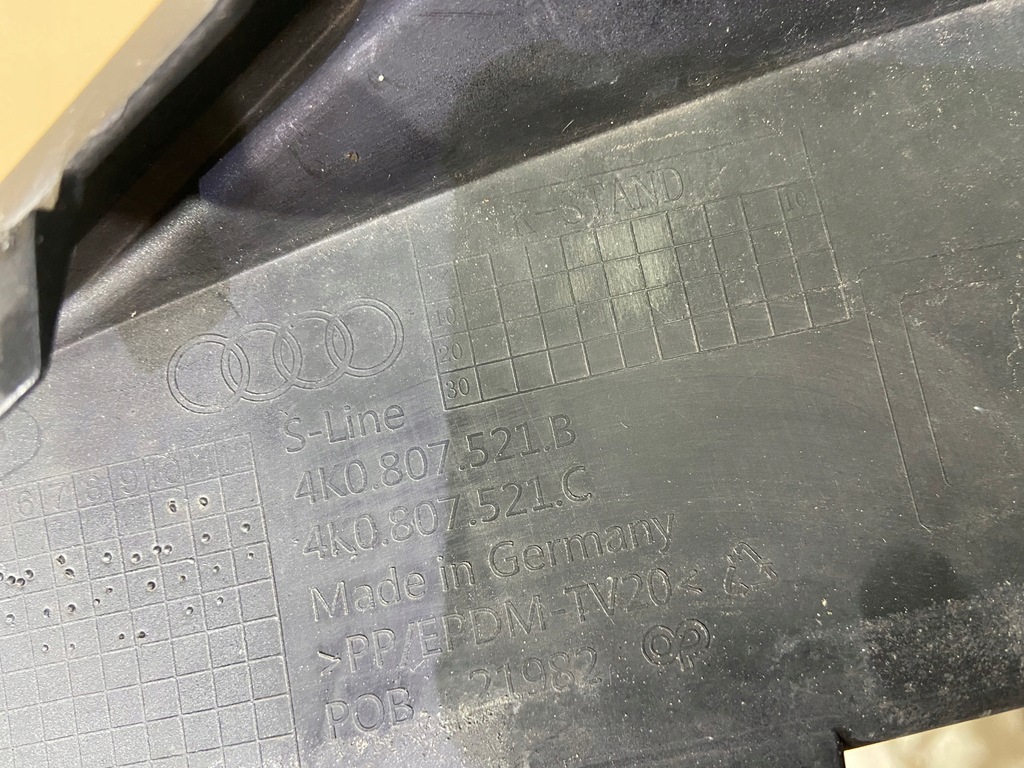 фото №12, Спойлер бампера заднего audi a6 c8 s-line