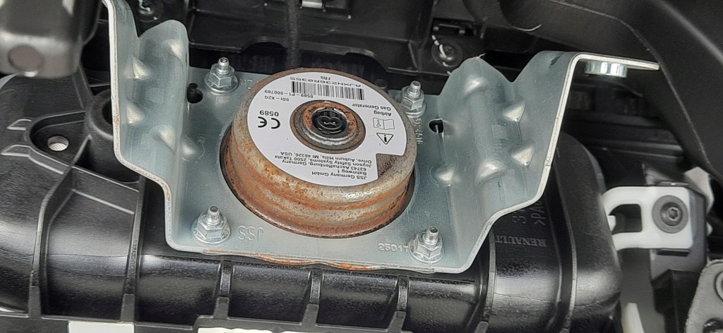 фото №9, Панель приладів приладова панель приладів консоль подушка безпеки подушка x2 renault megane v e-tech