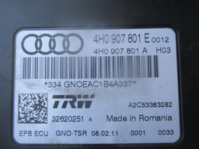 фото №1, Audi a7 a6 модуль гальма 4h0907801e