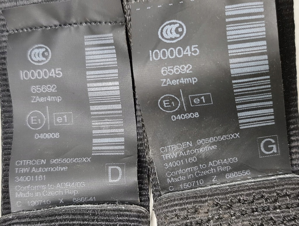 фото №10, Панель приладів консоль подушки безпеки ремені citroen c5 iii x7 комплект europa