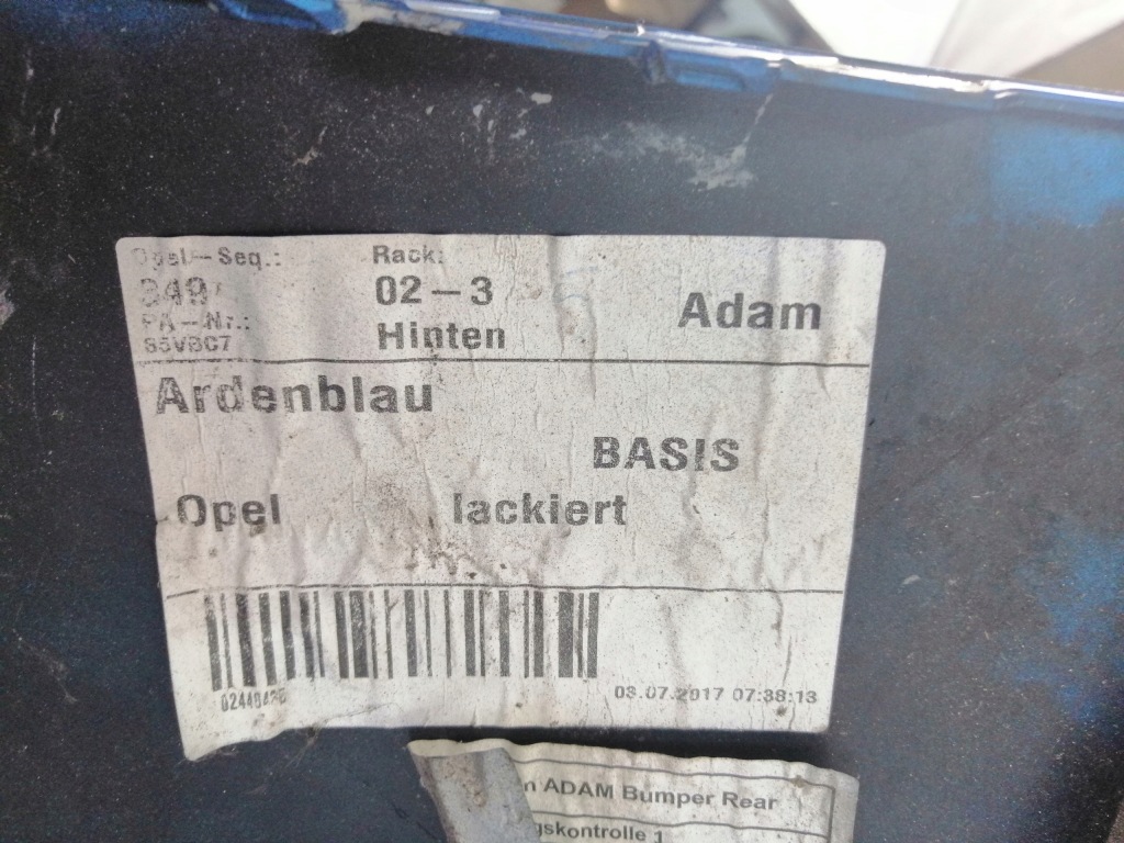 фото №10, Opel adam бампер задня 13356473