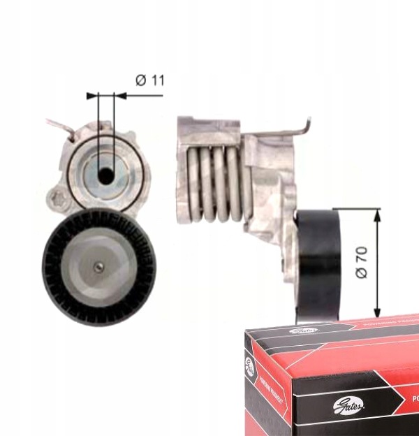 фото №1, Gates t39115 натяжитель ремень клиновой многоручейковый