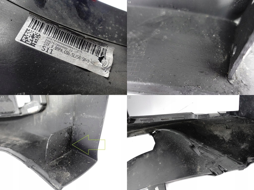 фото №11, Audi s5 a5 s-line 8w6 b9 lift 19- бампер перед