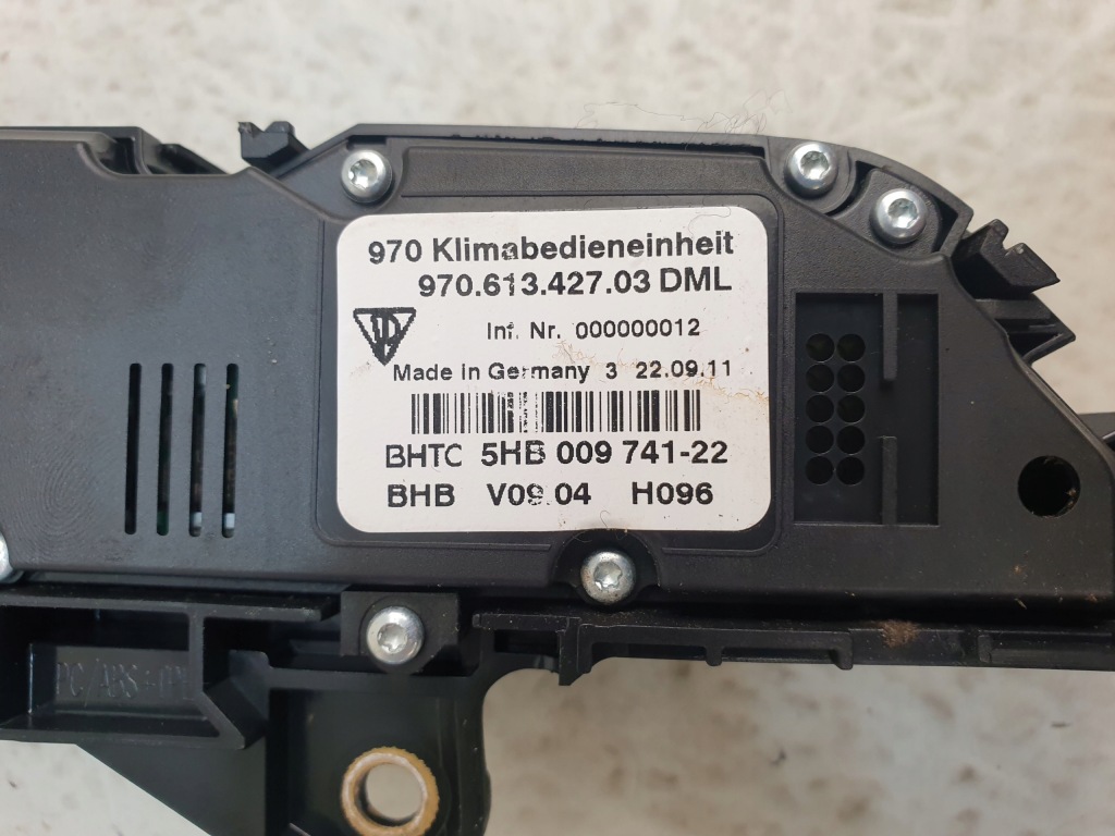 фото №6, Porsche panamera 970 панель кондиціонера обдув панель  середня oryg