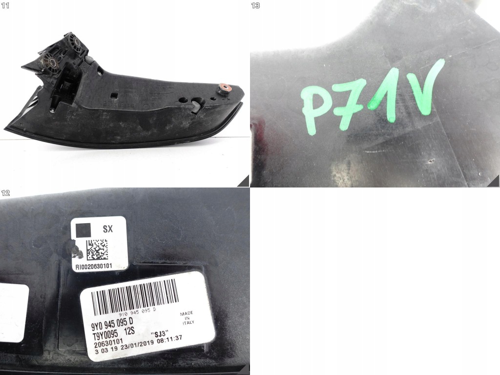 Porsche cayenne 3 e3 9y0 18-23 фара led w крила ліва задній європа Оригінал