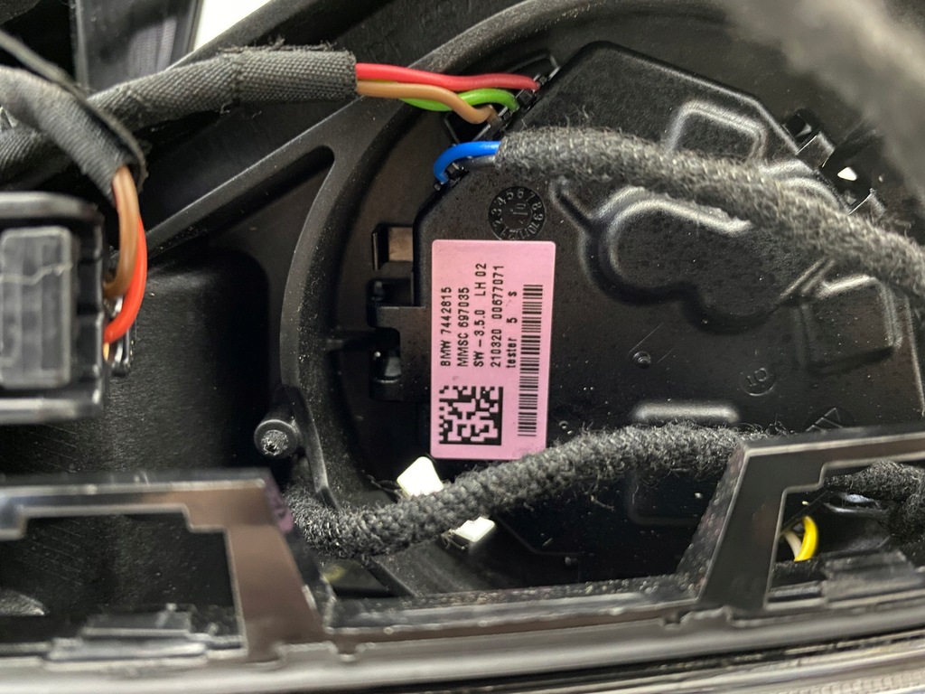 фото №9, Bmw xm g09 ліва дзеркало зовнішнє 5 pin