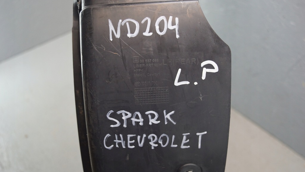 фото №13, Підкрилок лівий перед chevrolet spark m300 96687065