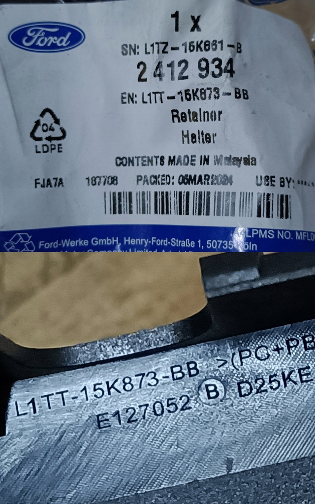 фото №10, Ford puma mk2 корзина кронштейн pdc лівий перед l1tt-15k873-bb