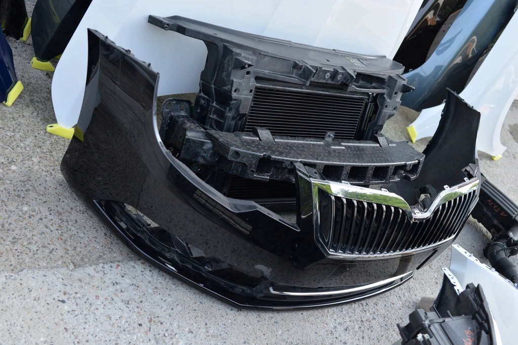 фото №7, Капот бампер решётка радиатора крыло лампа ксенон pas балка skoda superb ii 2012-2015