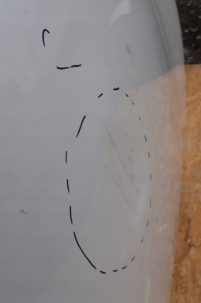 фото №8, Toyota c-hr chr 16- капот крышка двигателя перед передняя