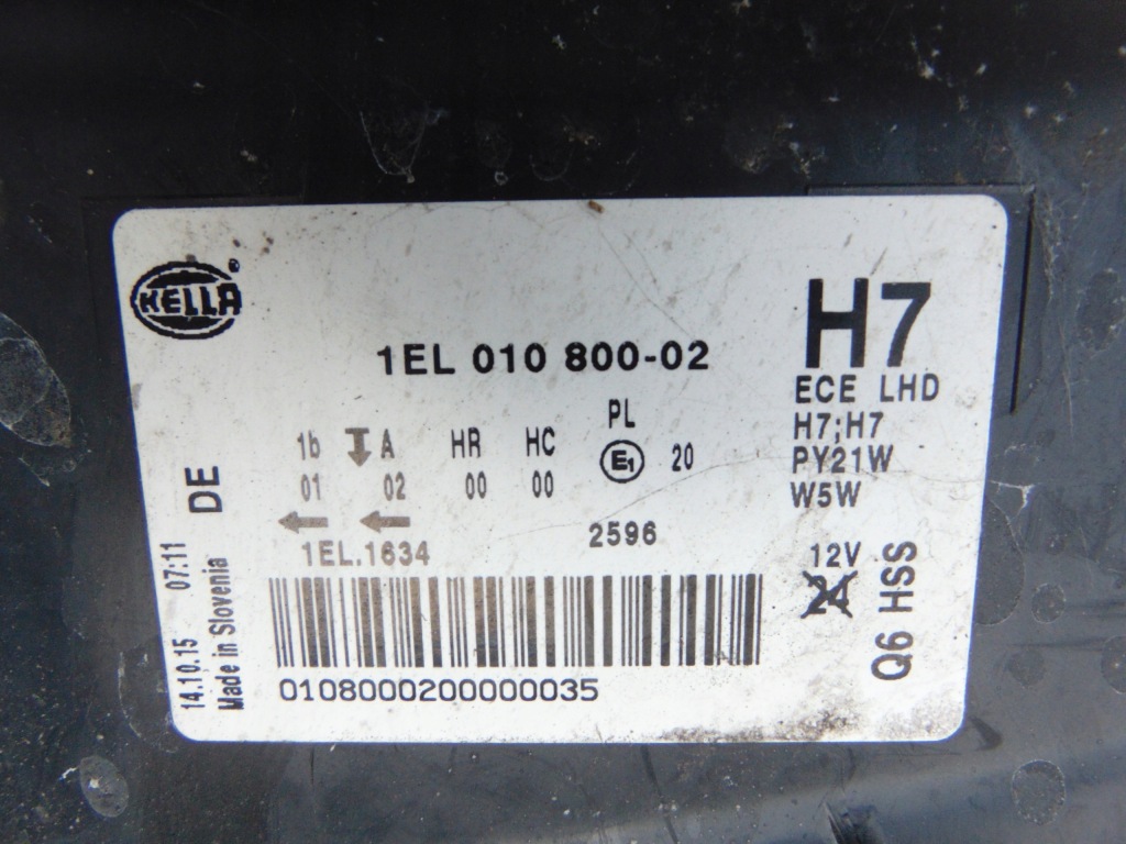 Фара правий перед передня mercedes e klasa w212 європа Оригінал