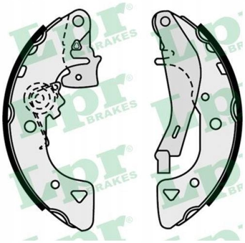 фото №1, Гальмівна колодка гальмівна - lpr lpr07540