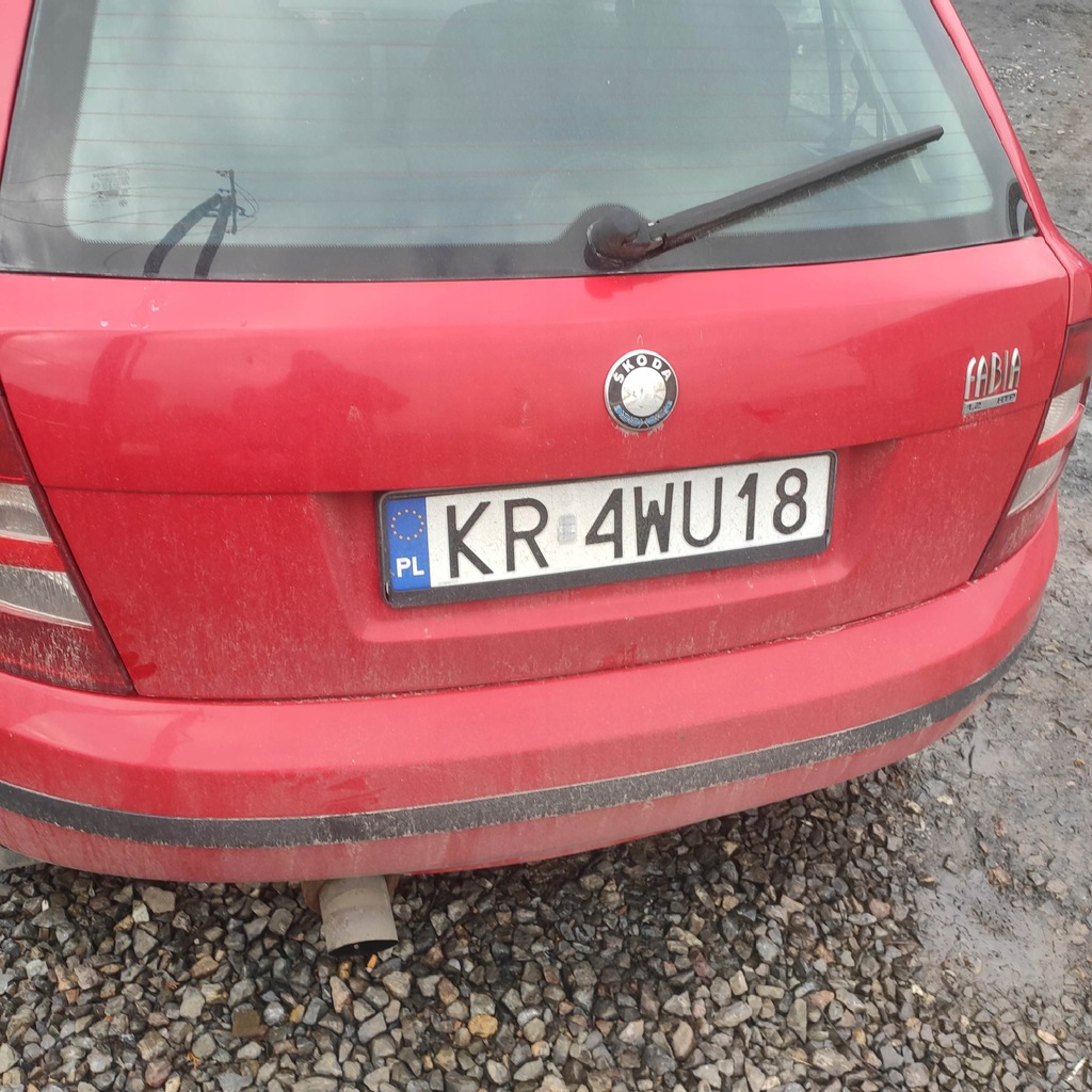 фото №1, Бампер задняя задний skoda fabia i hb