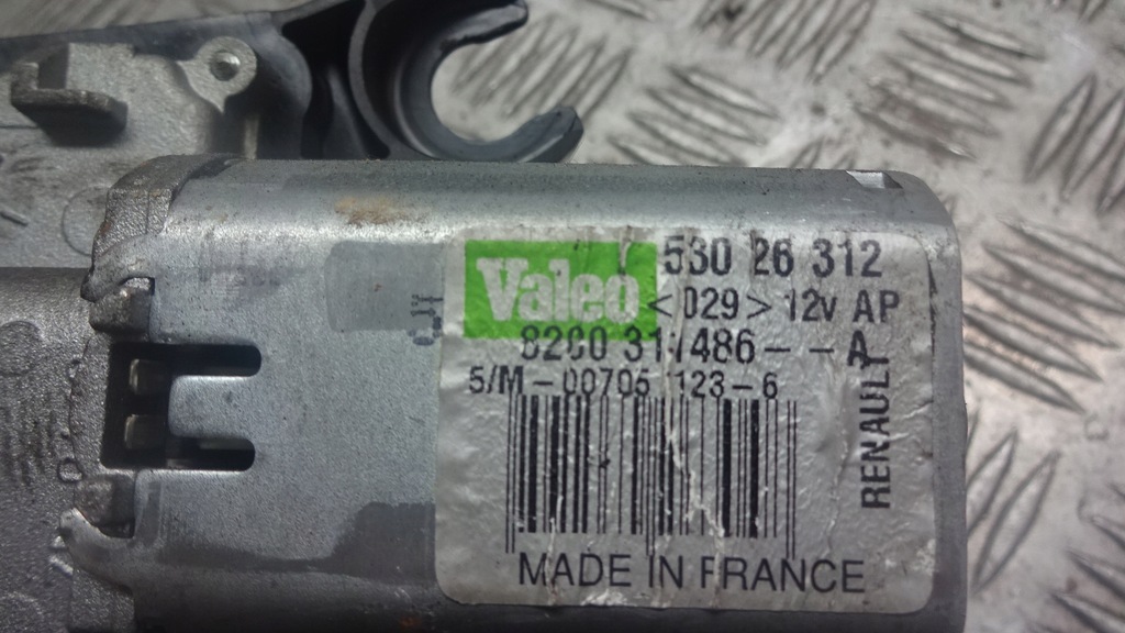 фото №3, Моторчик дворники задняя renault clio iii 8200311486