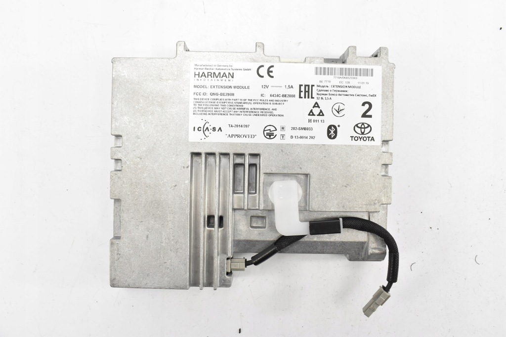 фото №1, 86840-0f020 модуль навігації gps toyota yaris iii auris ii rav4 iv ch-r