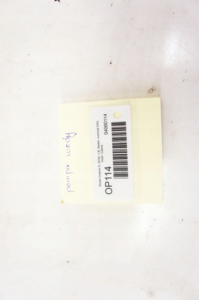 фото №7, Op114 skoda octavia iii 1.8i насос wody