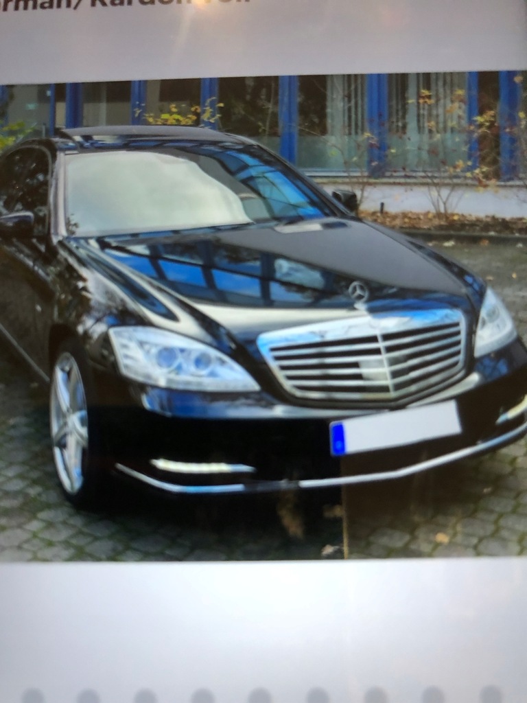 фото №1, Mercedes benz 221 kompletny перед 2012 r