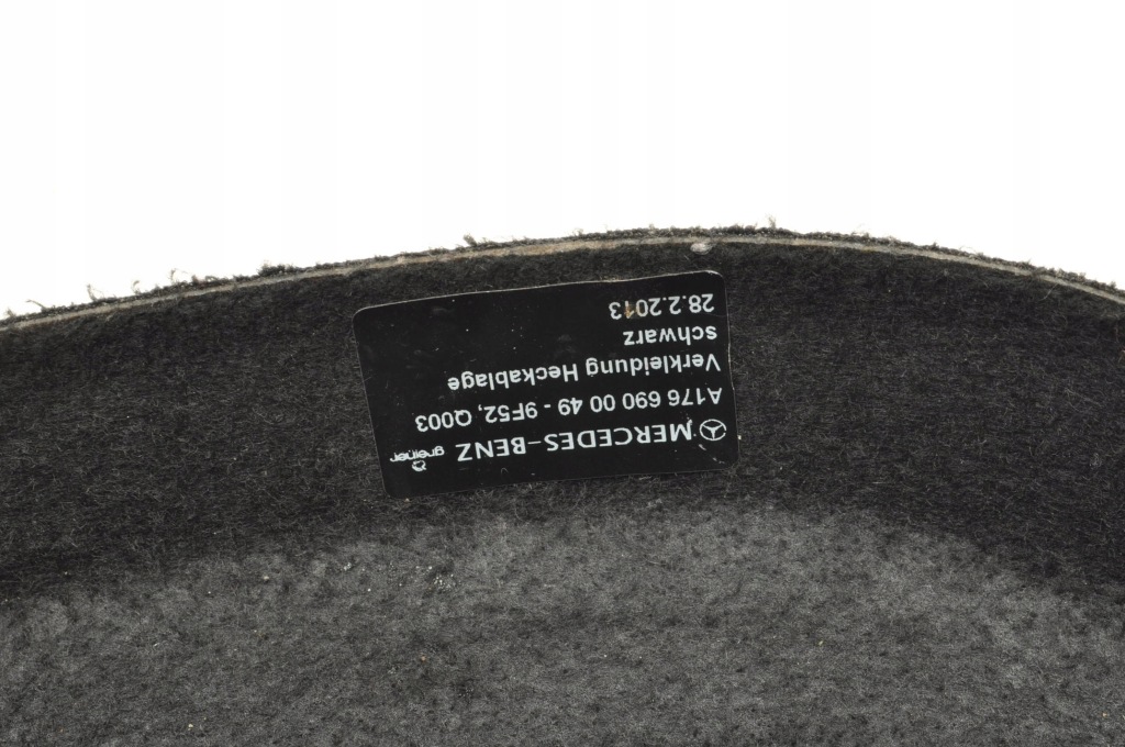Mercedes w176 полиця задня багажника a1766900049 Зі Шроту