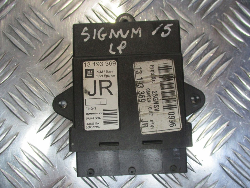 фото №1, Модуль дверь opel signum 2.2 direct 13193369