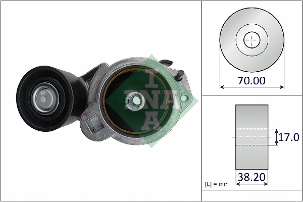 фото №1, Натяжитель ремень поликлиновый rvi c k t volvo fh ii fh iii fh16 fh16 ii fh1