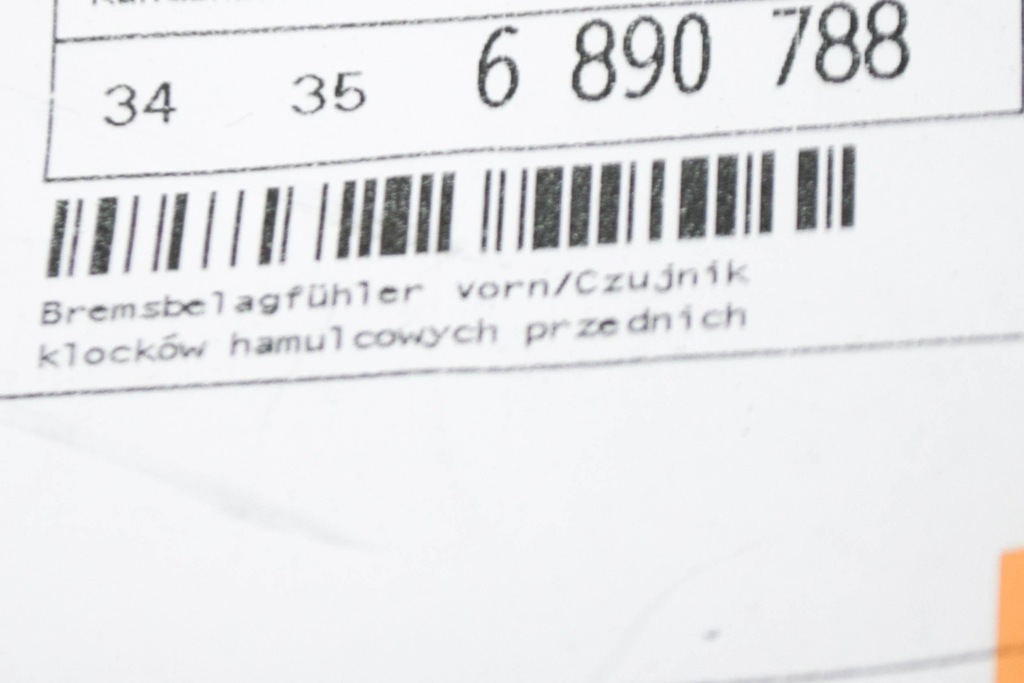 фото №6, Bmw 5 g30 датчик зносу передніх гальмівних колодок гальмівних 34356890788 6890788