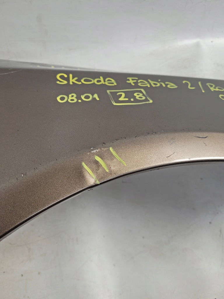 фото №12, Крыло передний левый правый перед skoda fabia 2 / roomster 2007-14