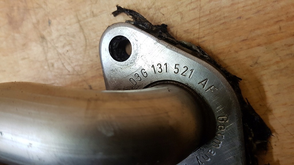 фото №3, Шланг трубка egr vw golf v plus 1.9 tdi