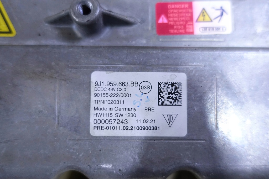 фото №7, Конвертер модуль напряжения porsche taycan 9j