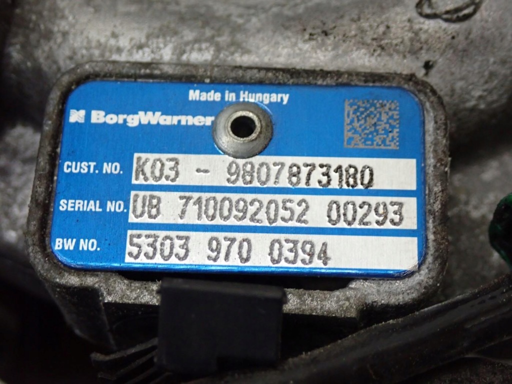 Купити Турбіна регулятор 9807873180 citroen c4 picasso ii 2.0 b-hdi 150km ah01 18r