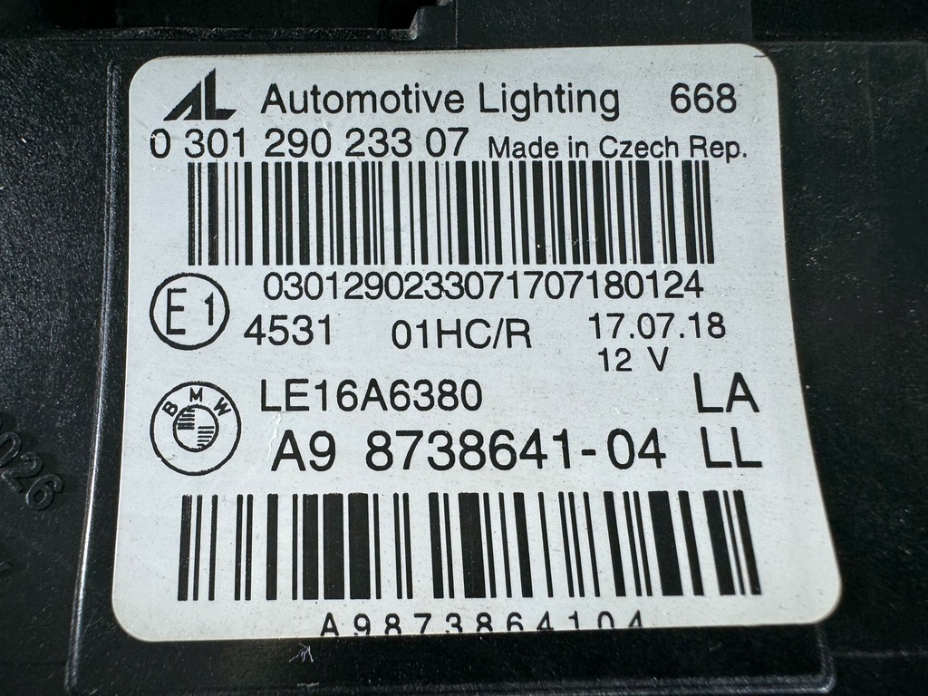 фото №12, Bmw 2 f45 f46 lci lift full led лампа ліва перед фара eur