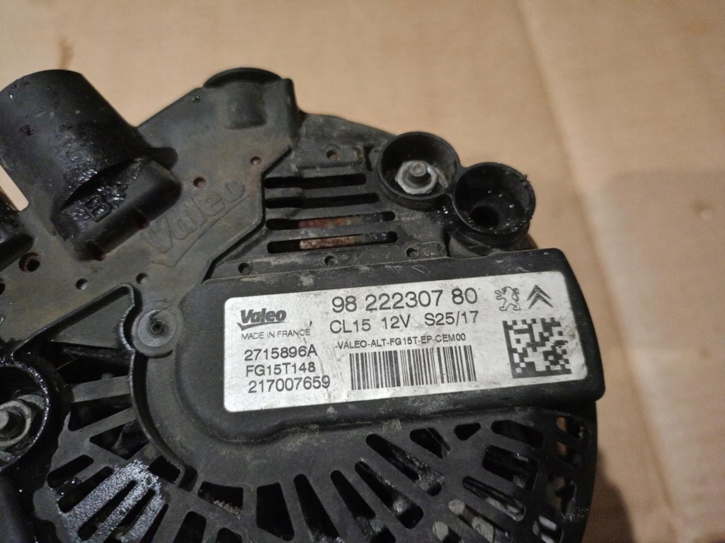 Генератор 1.6 thp 165 km 5gz ep6fdt peugeot 508 5008 c4 ds4 в Украине