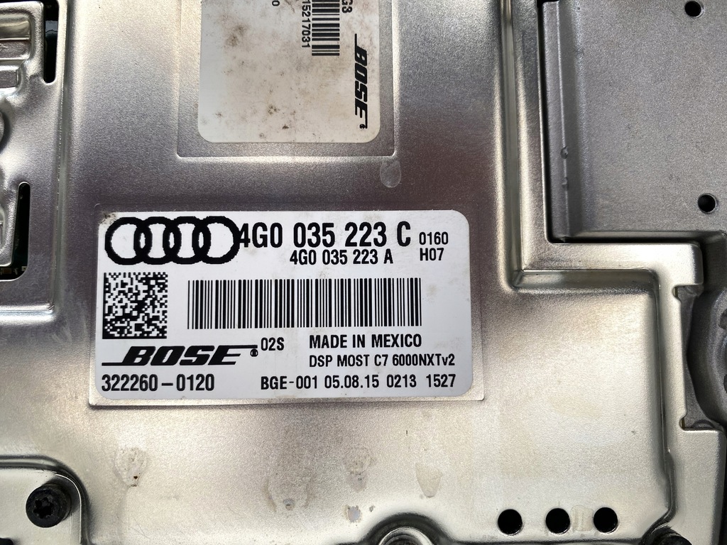 фото №10, Audi a8 d4 4h lift набір озвучення bose комплект