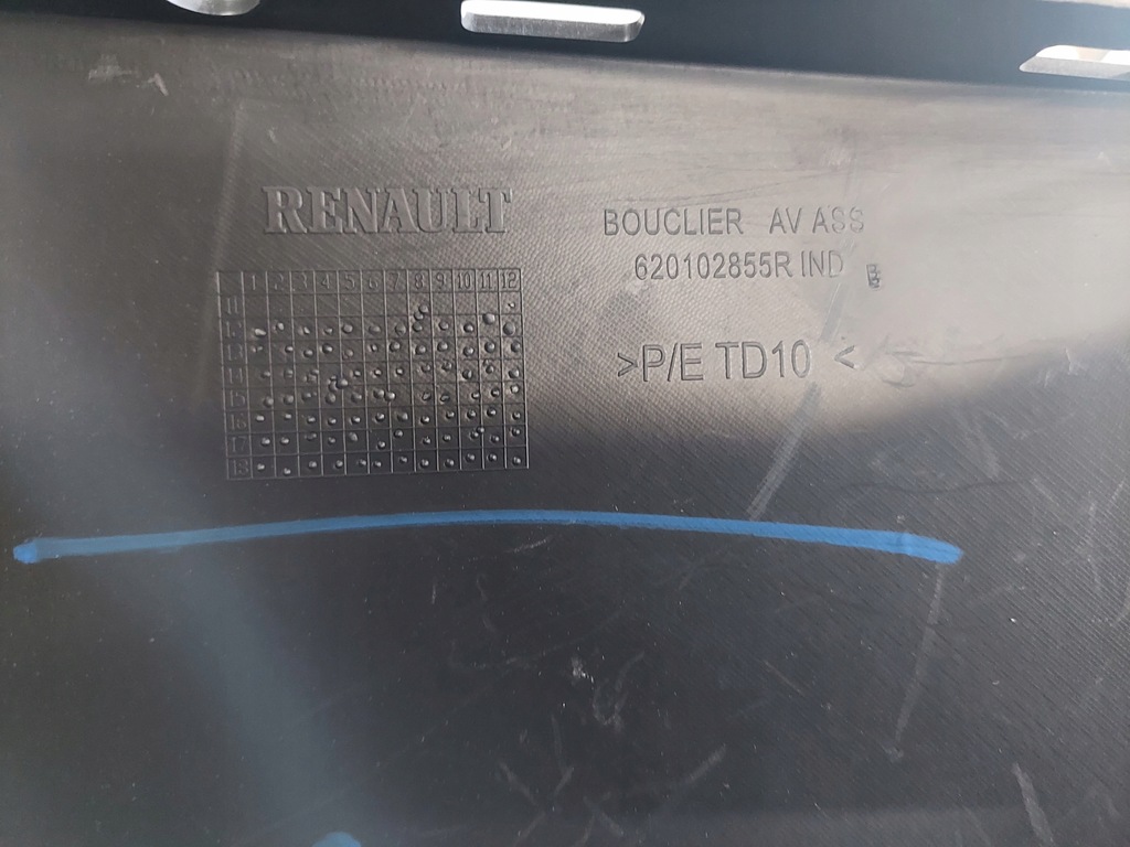 фото №11, Бампер перед передний решётка радиатора балка renault zoe 12- 620102855r