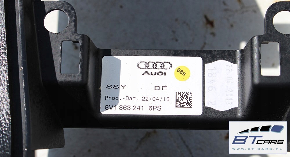 Audi a3 тунель + підлокітник шкіра 8v1863241 8v0864283 6ps - чорний комплект Недорого