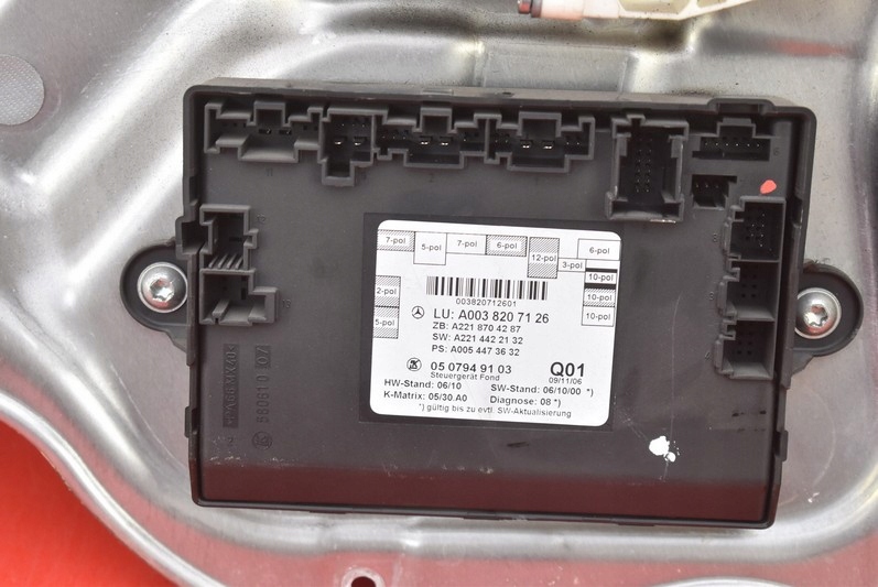 фото №8, Підйомник скло лівий задня mercedes s-klasa w221