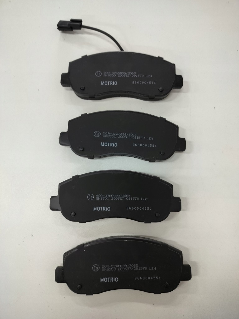 фото №3, 8660004551 гальмівні колодки гальмівні перед renault master iii