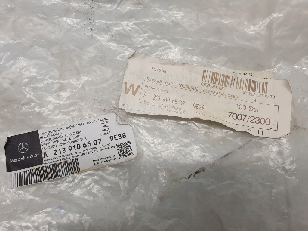 Купити Оббивка піна сидіння 213 e-klasa a2139104901 a2139106507 nowa oem