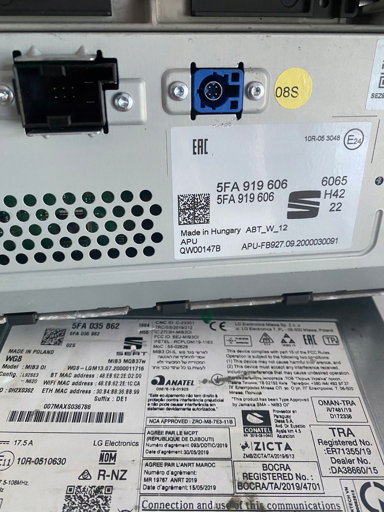 фото №12, Seat leon iv навигация mib3 мультимедиа 5fa919606