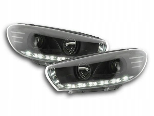 фото №1, Лампы передние vw scirocco 15-19 black led