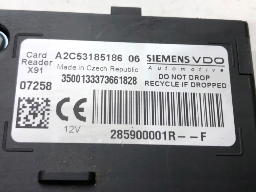 фото №5, Замок зажигания renault laguna iii 285900001r 2.0 140km 07-15