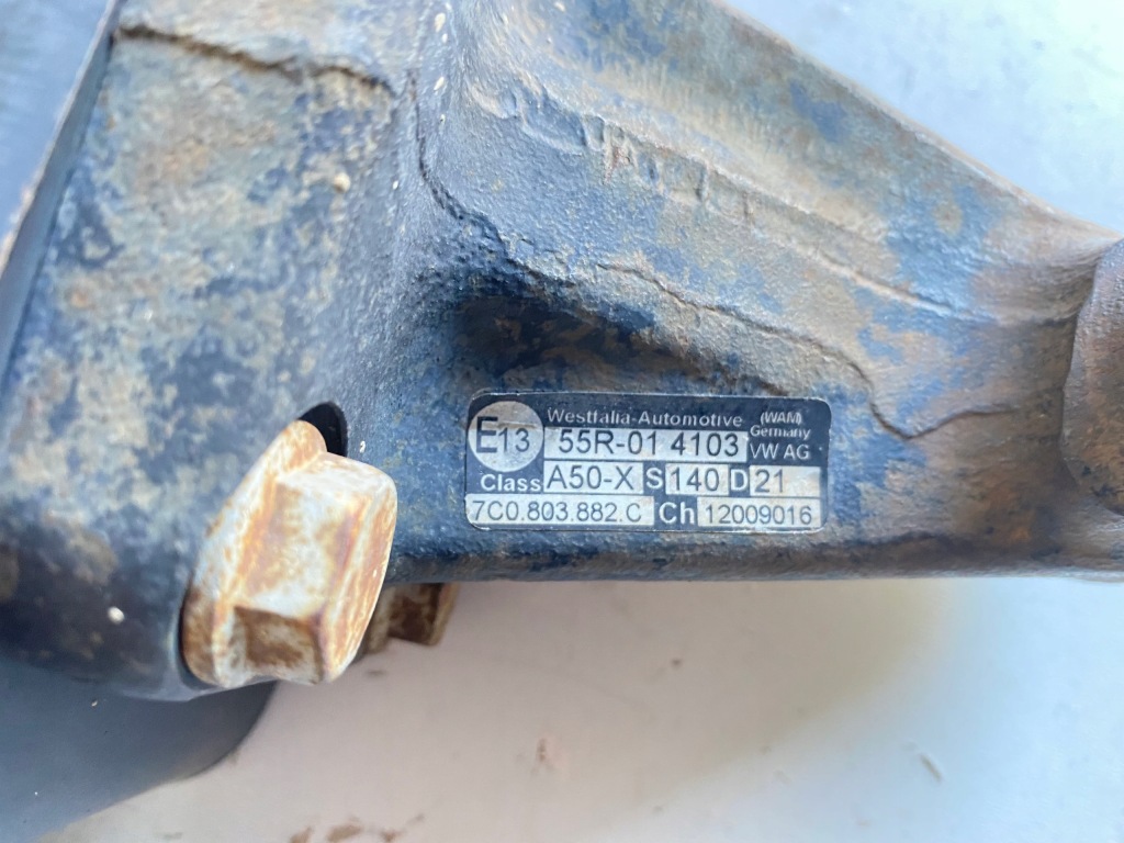 фото №12, Hak буксирувальний оригінальний vw crafter ii 7c0 man tge 2017-