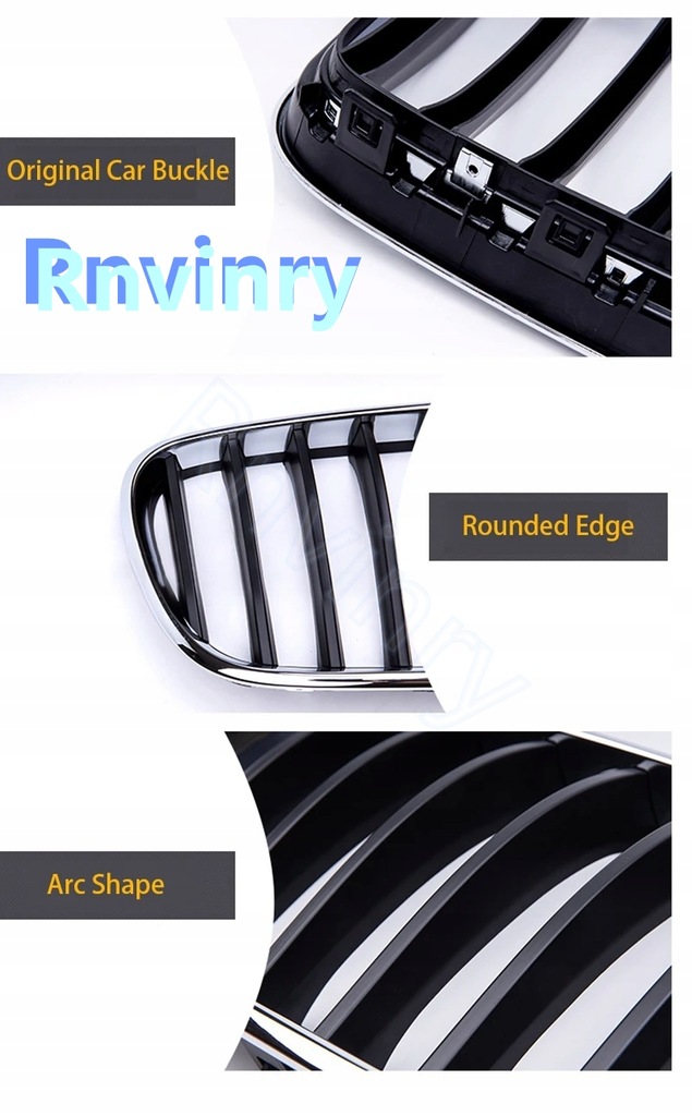 фото №8, Ґрати передній бампера rnvinry do bmw x3 f25 2011-2013 abs