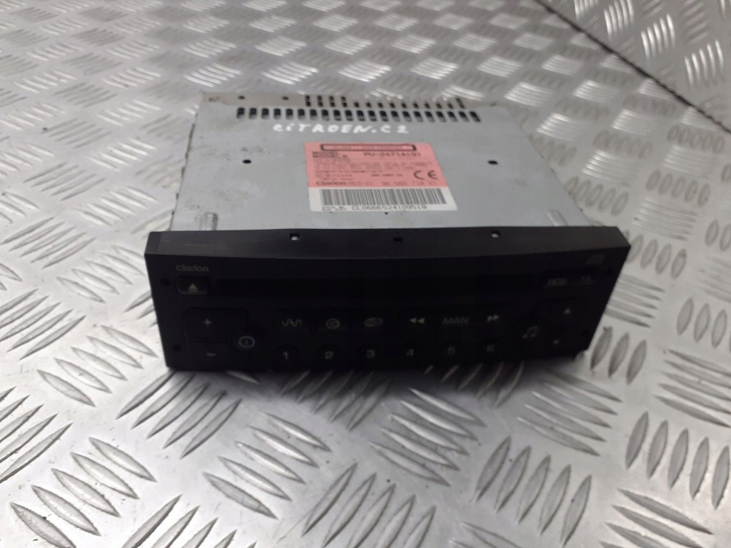 фото №1, Радіо заводський cd citroen c2 96565718xt